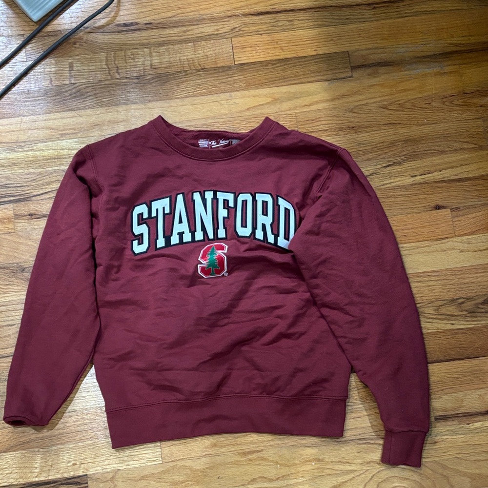 Tory Burch Maroon Crewneck Sweater